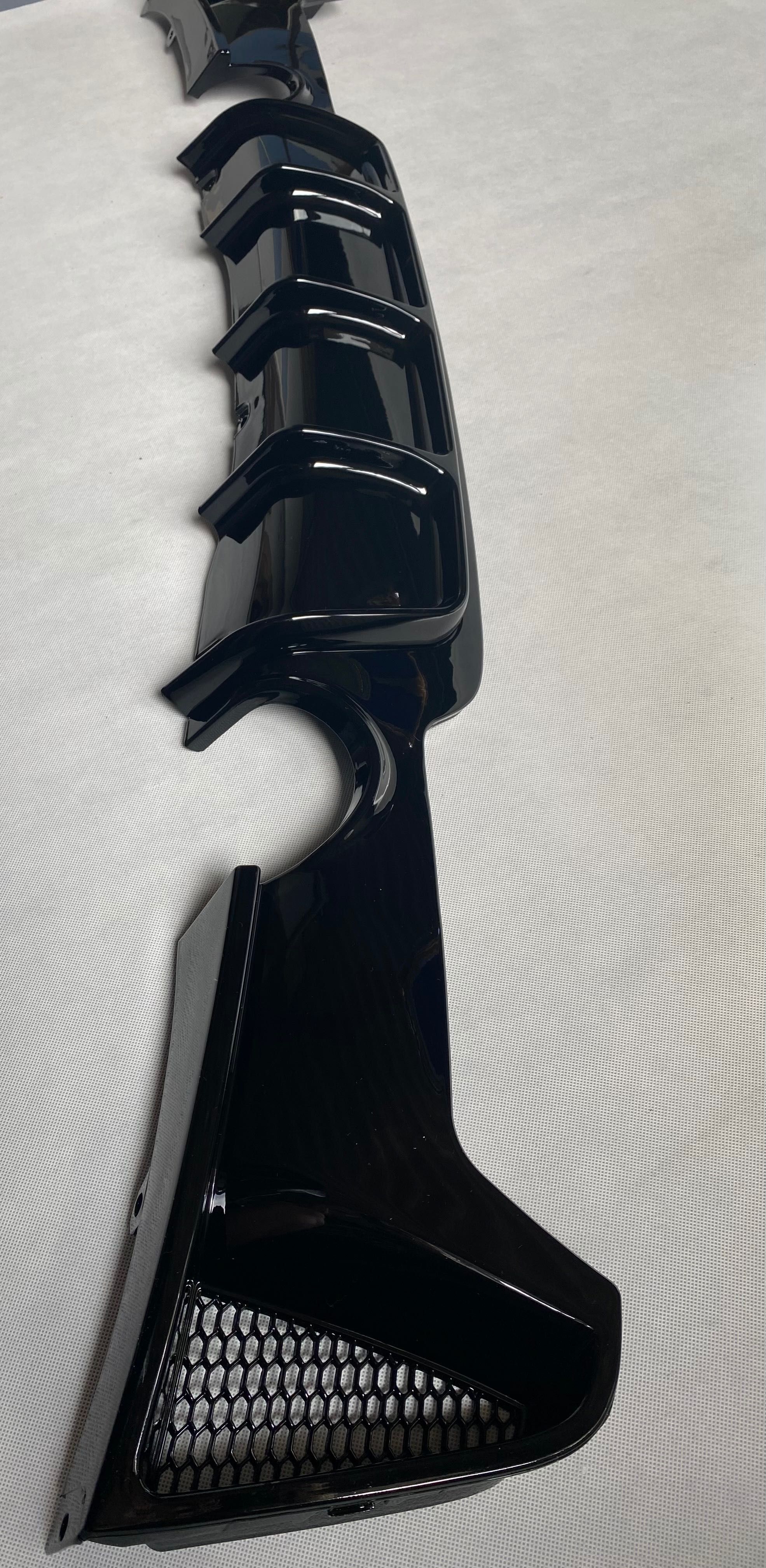 Dyfuzor Spoiler Dokładka BMW 4 F32 F33 F36 CZARNY POŁYSK / CARBON