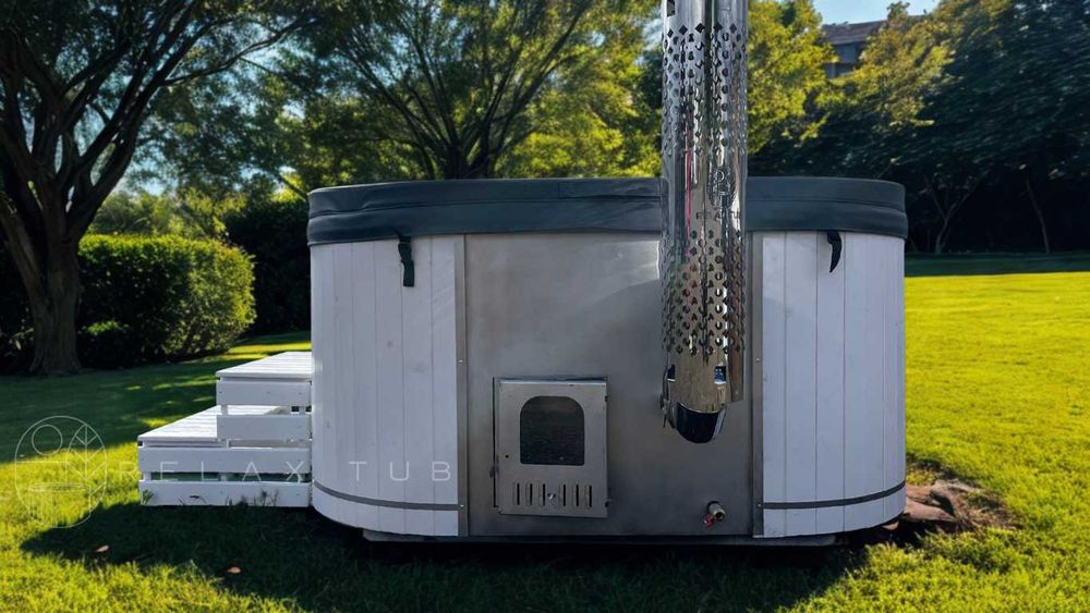 Спа-купіль Квадро комфорт для 6 осіб з вбудованою пічкою. Джакузі!