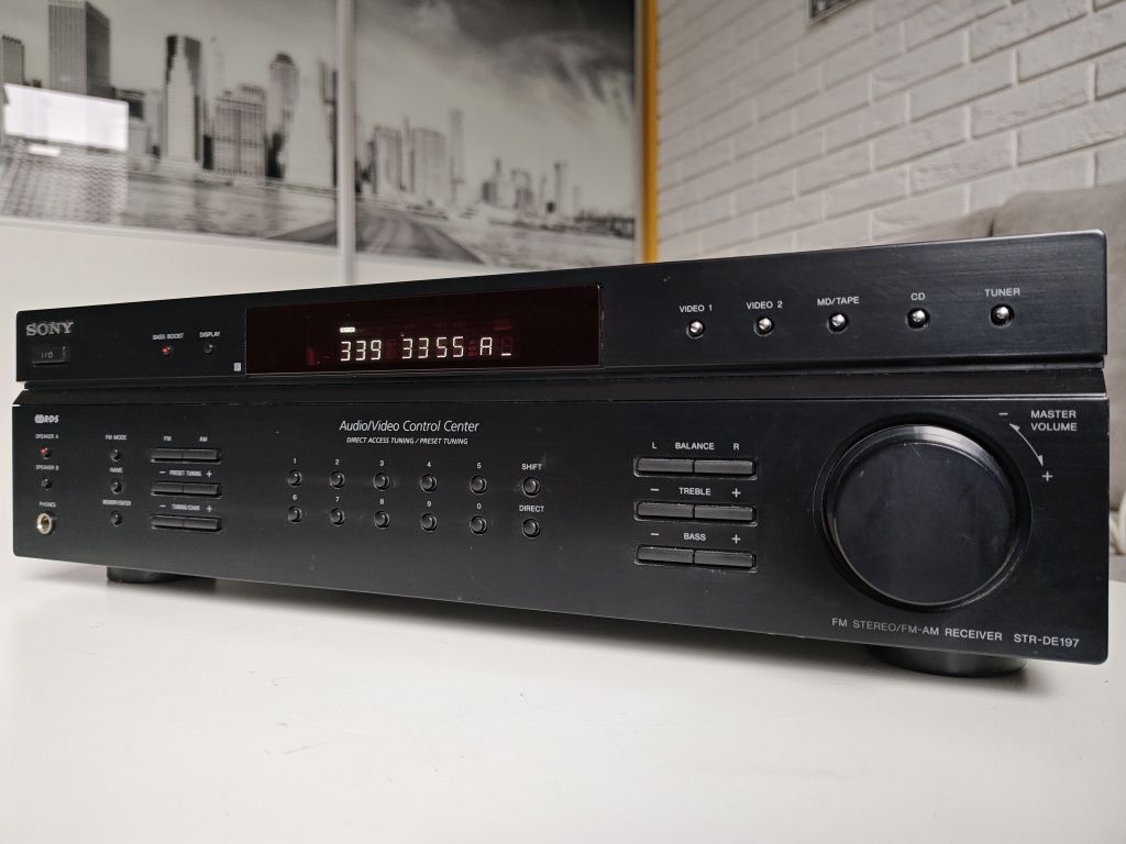 Amplituner stero/video Sony STR-DE197, RDS, mocny.