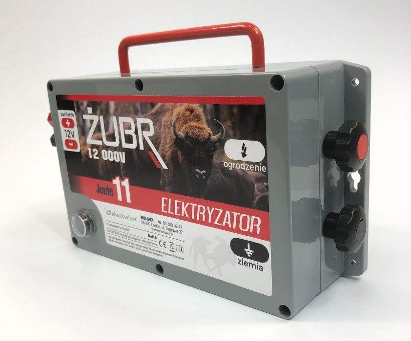 Elektryzator Pastuch elektryczny DUŻA MOC - ŻUBR 11J