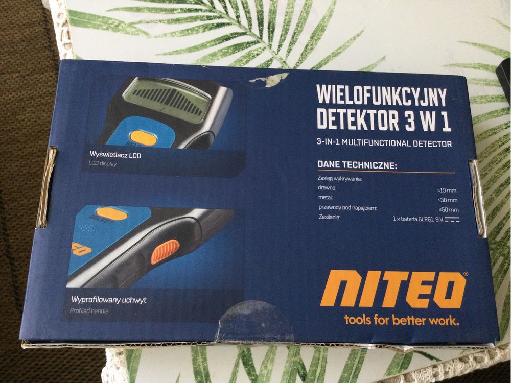 Wielofunkcyjny detektor 3w1 Niteo