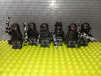 Zestaw 6 Figurki Komandosi żołnierze wojsko kompatybilne z LEGO Cobi