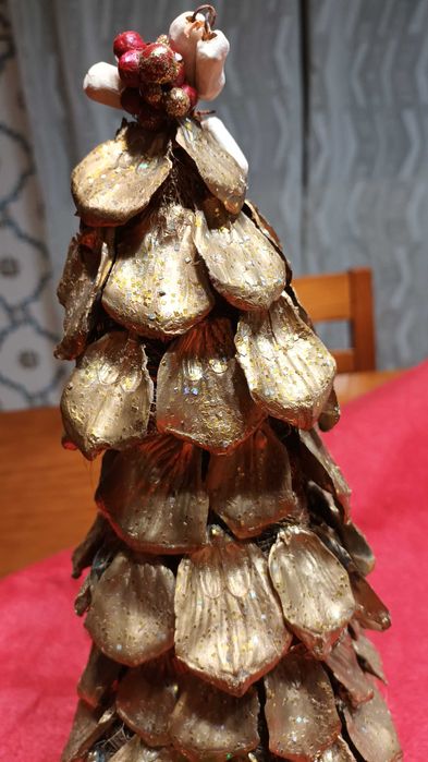 Árvore de Natal dourada