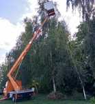 PODNOŚNIK KOSZOWY ZWYŻKA - 17,5m, wynajem, usługi, rębak, pilarz