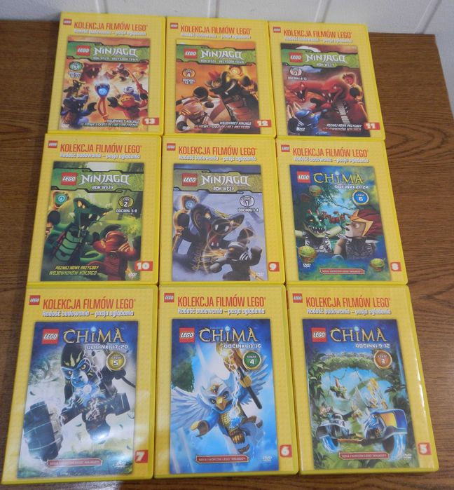 Kolekcja filmów LEGO - zestaw 21 DVD