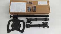 2w1 Biurkowy regulowany uchwyt do monitora 13-27" + LAPTOPA do 17