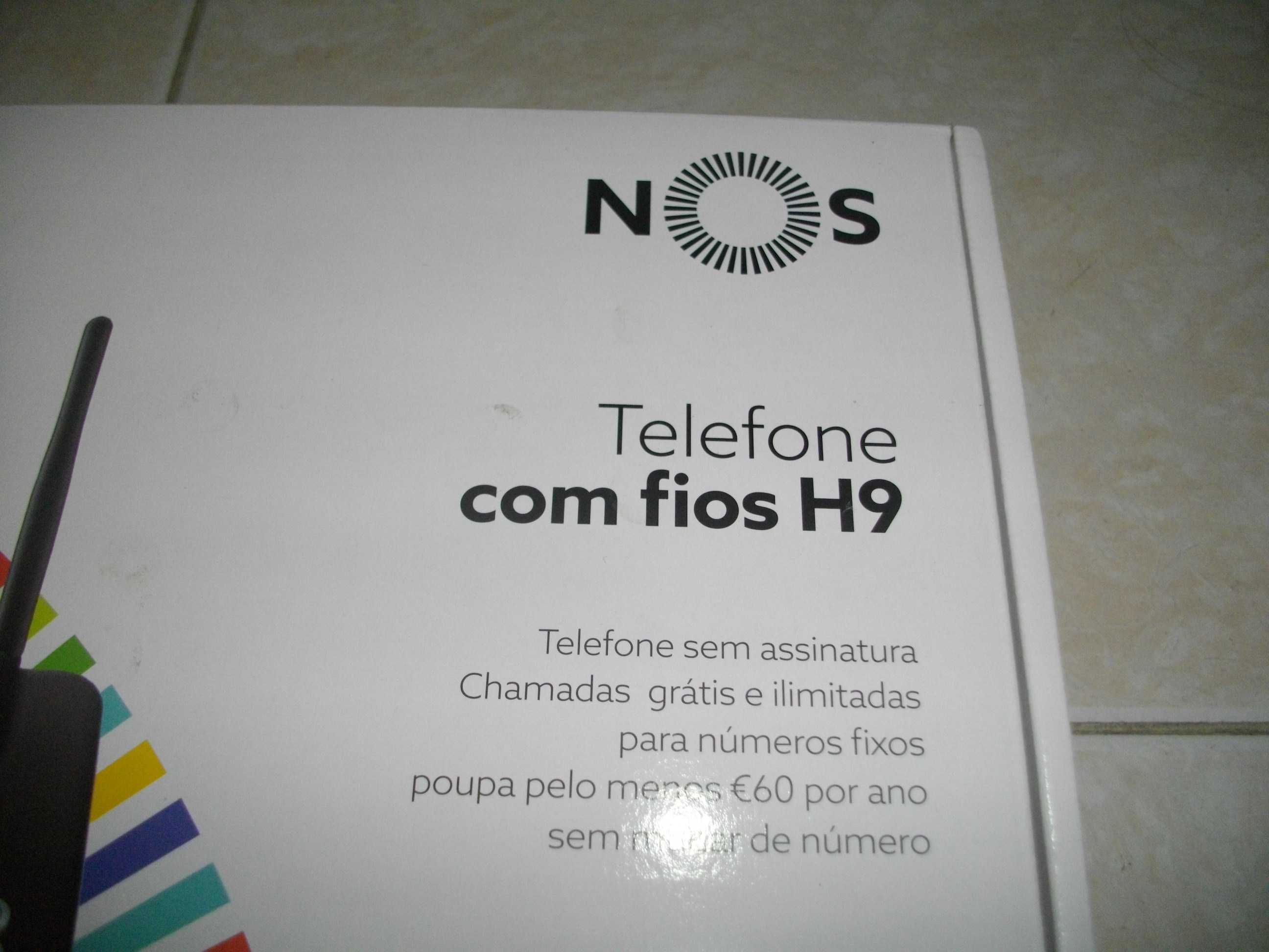 Telefone fixo de secretária GSM H9, NOS HOME (NOVO)