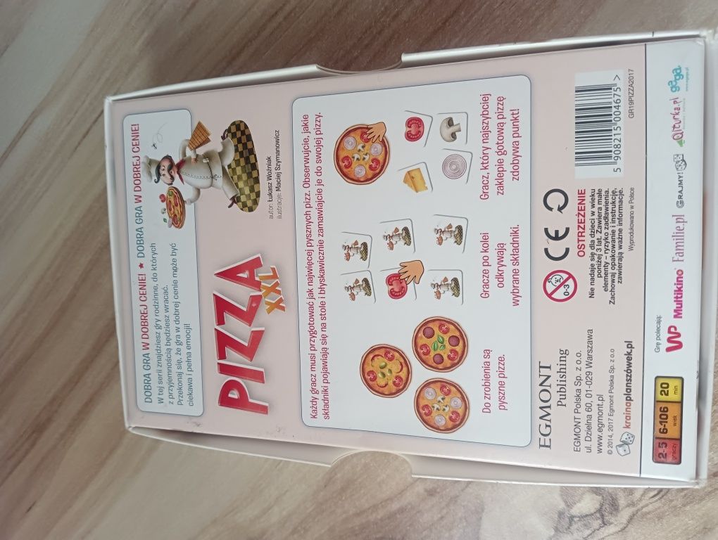 Gra towarzyska pizza XXL tanio