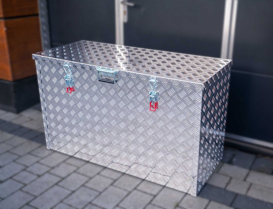 Skrzynia Narzędziowa Aluminiowa Ryflowana PRO