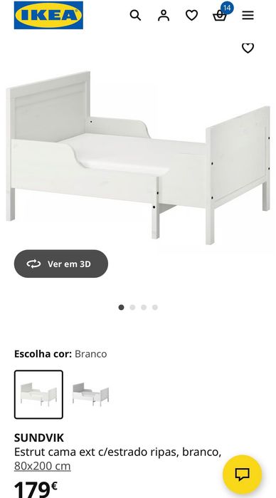 Cama com uma semana de uso com colchão