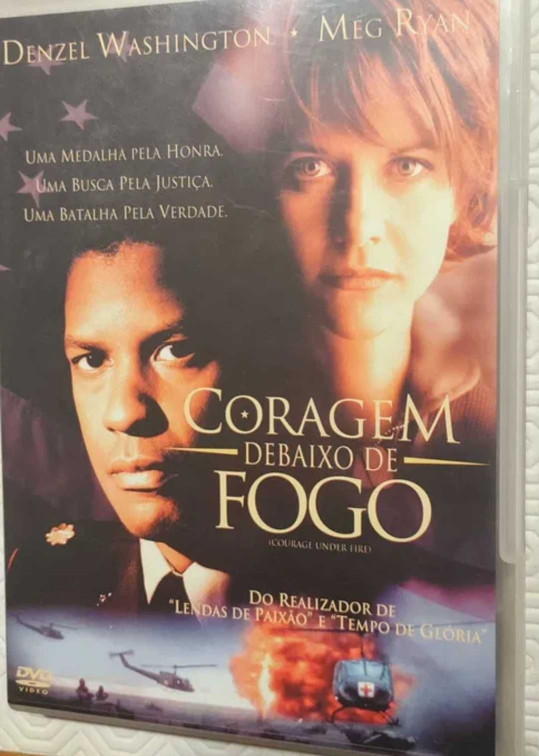 DVD Coragem debaixo de fogo com Denzel Washington e Meg Ryan