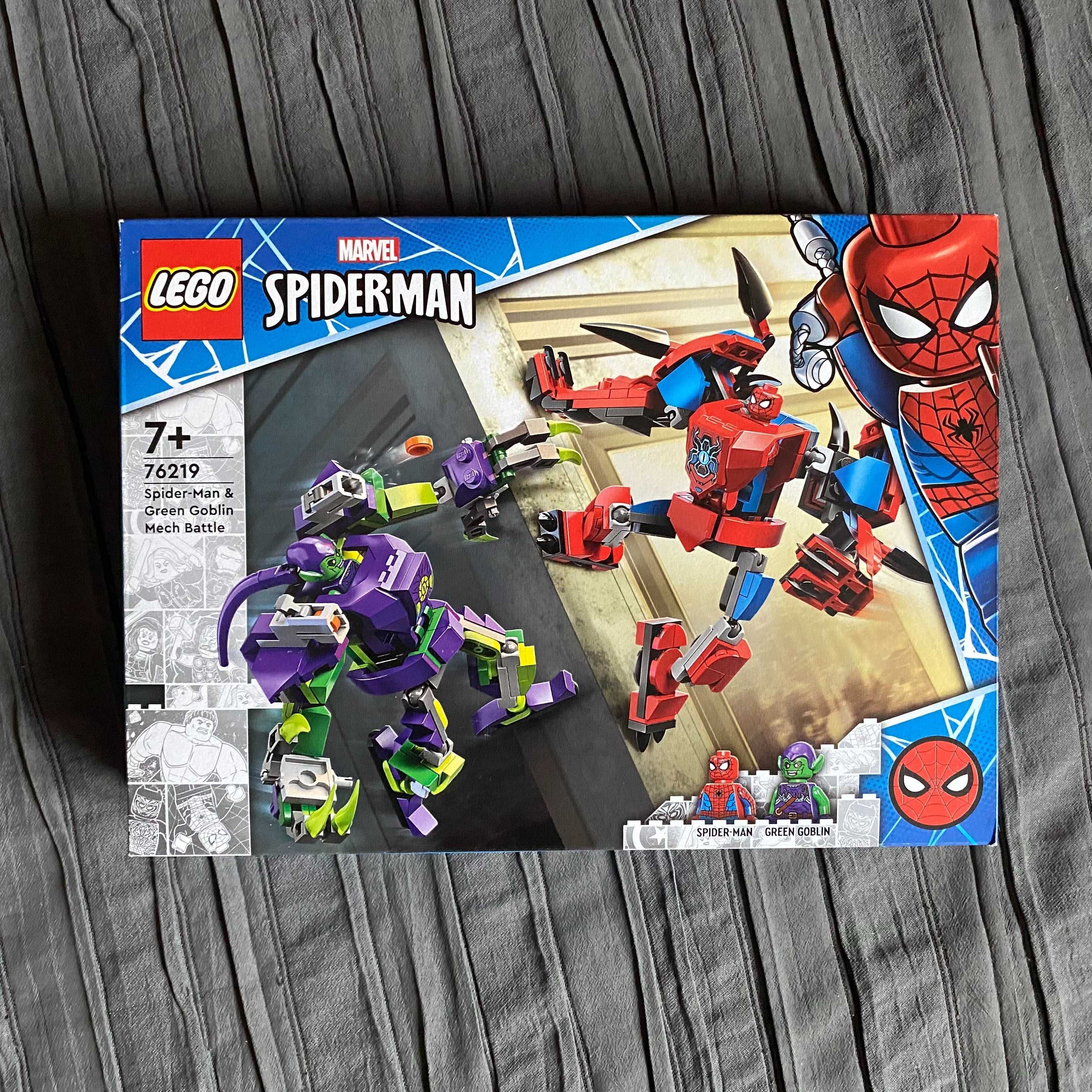 LEGO 76219 Bitwa mechów Spider-Mana i Zielonego Goblina