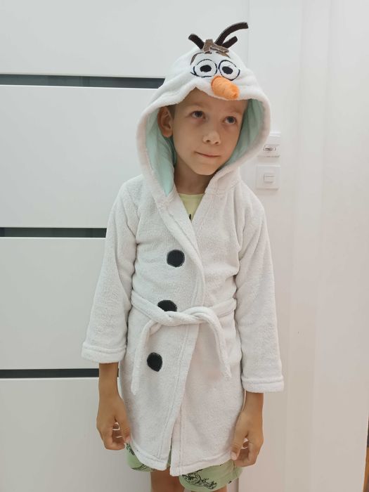 Szlafrok Disney Olaf kraina lodu Frozen 110/116