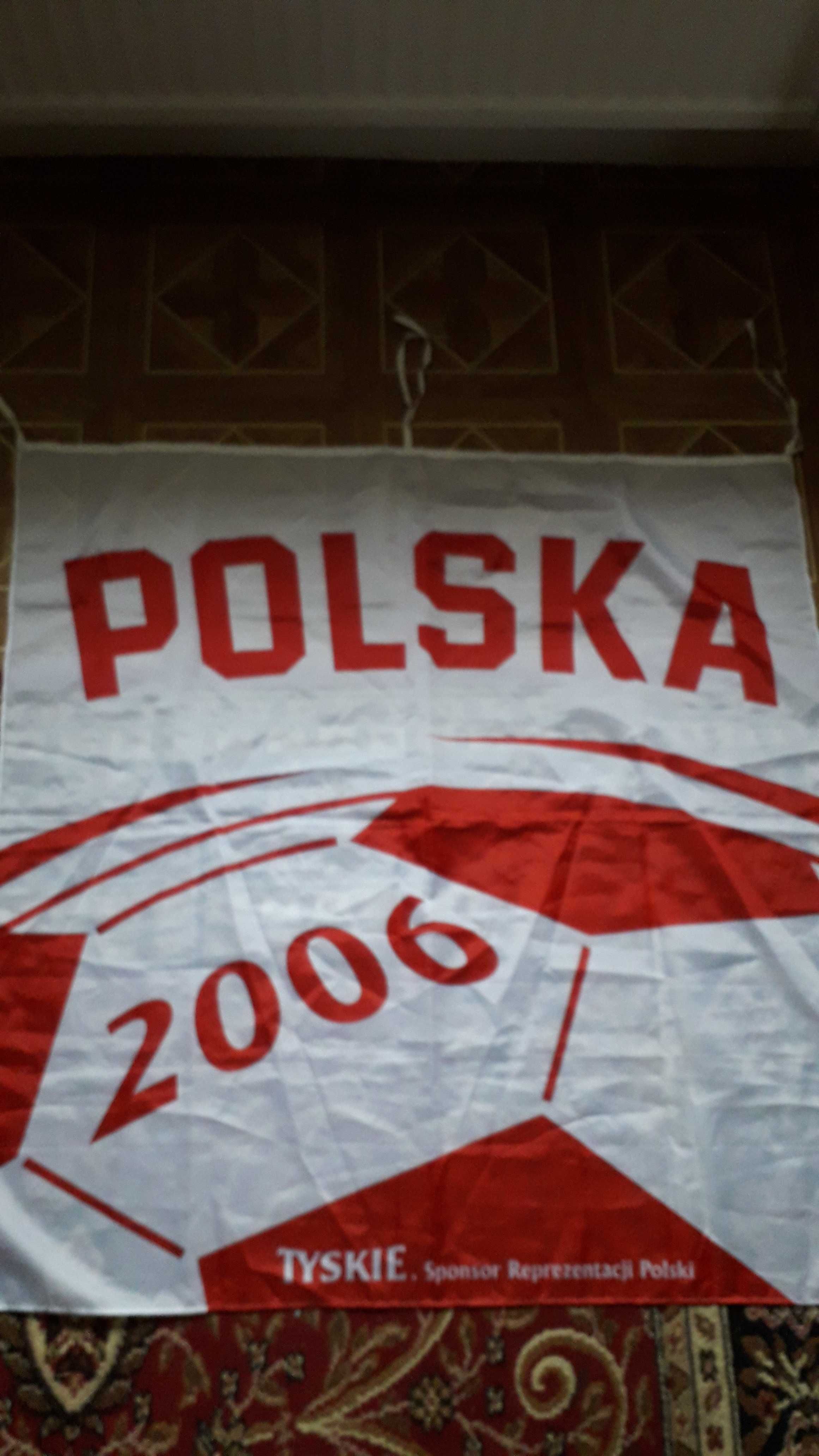 Flaga kibica "Polska 2006"