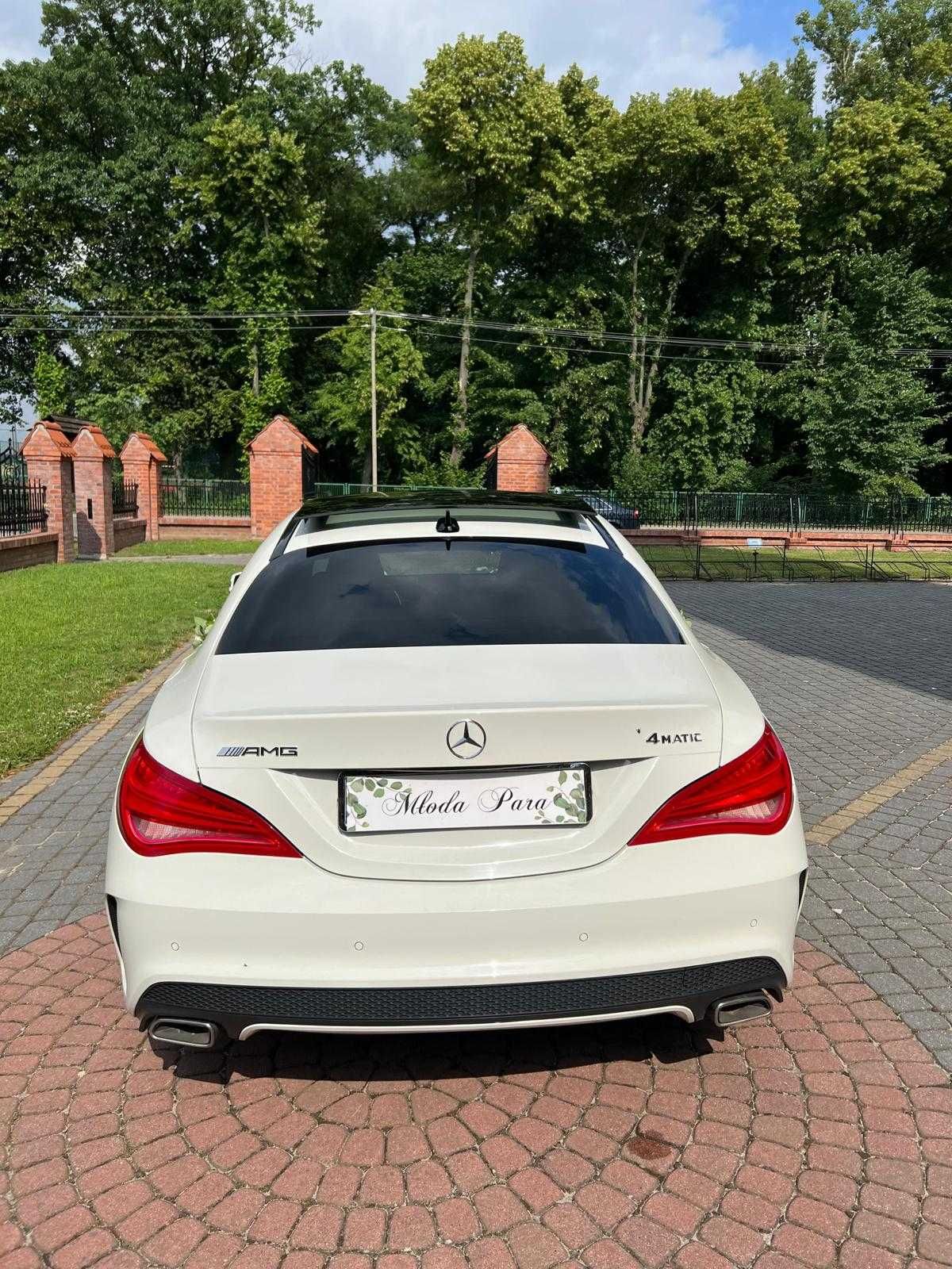 Auto do ślubu/ biały Mercedes AMG