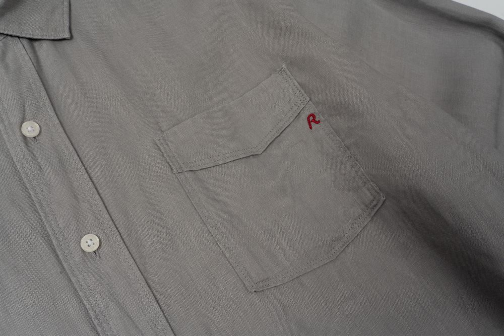 REPLAY Grey Linen shirt  чоловіча сорочка