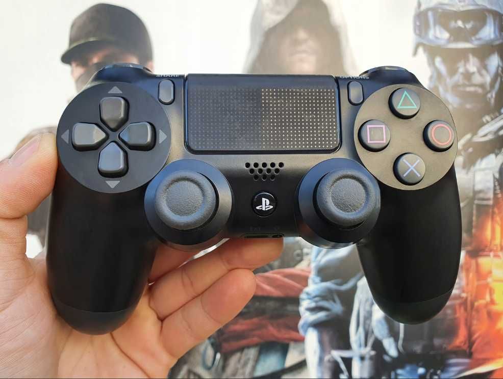 Джойстик dualshock 4 для sony ps4 v2 bluetooth черный