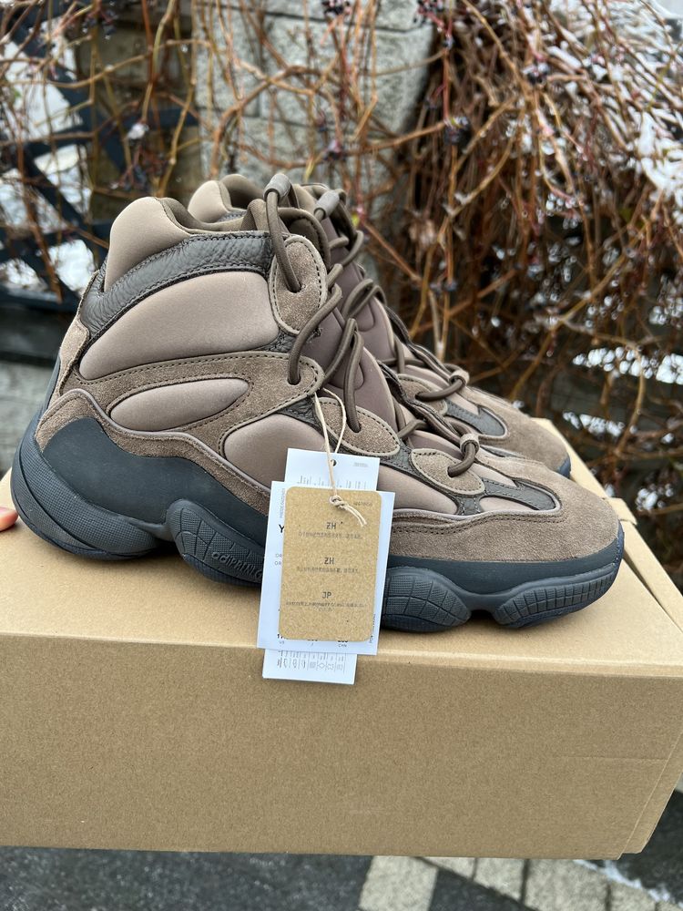Adidas Yeezy 500 High Taupe Black sneakersy wysokie kanye 46