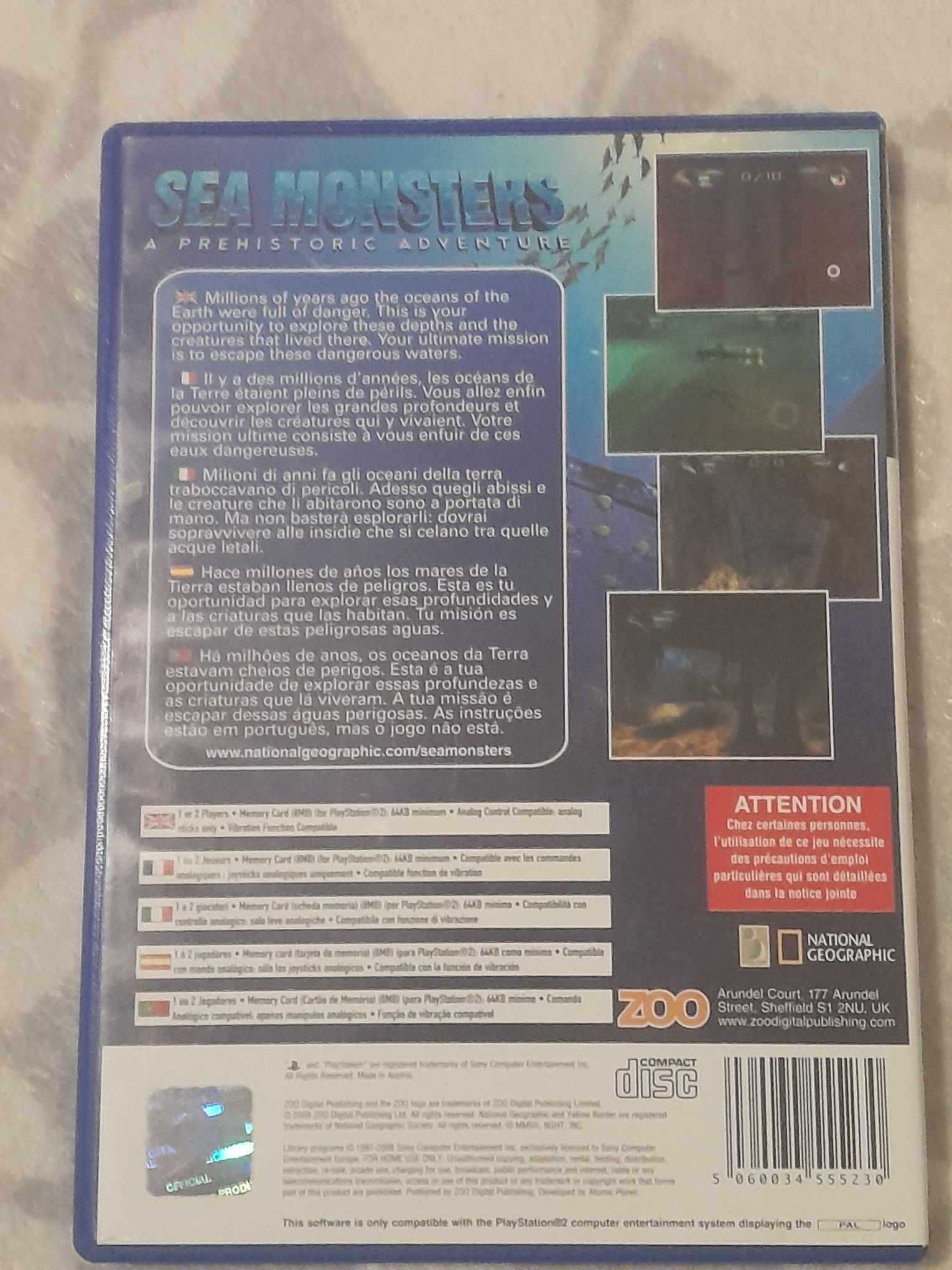 Sea Monsters: A Prehistoric Adventure - Playstation 2