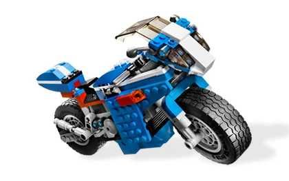 6747 lego creator 3 в 1 мотоцикл спортивний авто байк