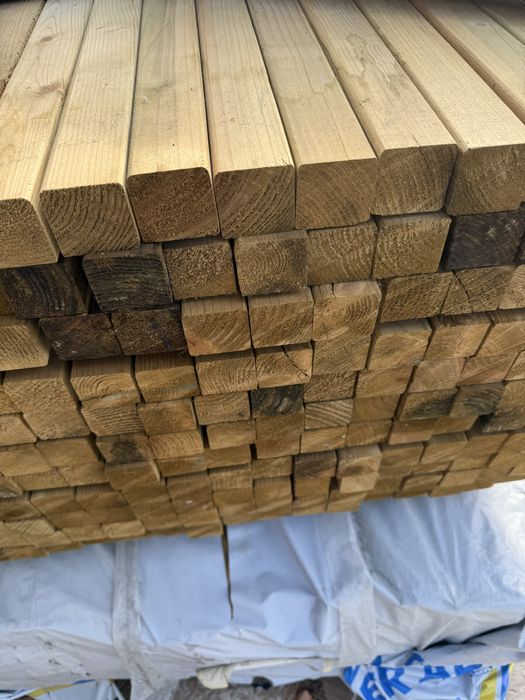 Drewno konstrukcyjne łata 45x45 impregnowsne cisnieniowo c24
