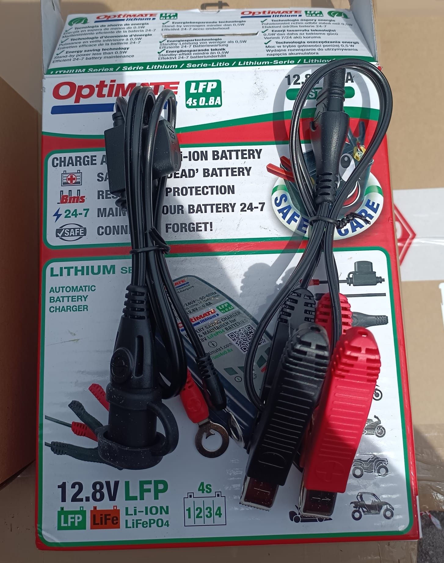Ładowarka Optimate Lithium 4s (LIFEPO4, litrowy)