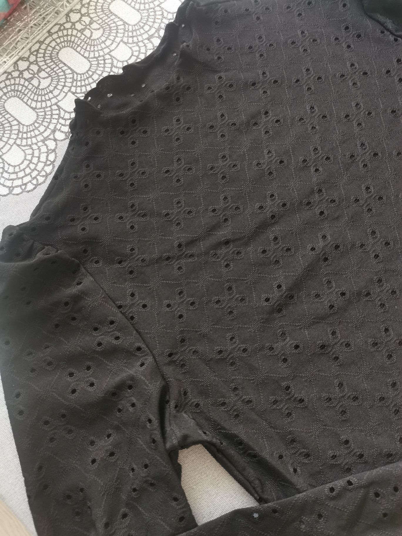 Czarna elegancka bluzka biurowa 38 M 36 S nowa