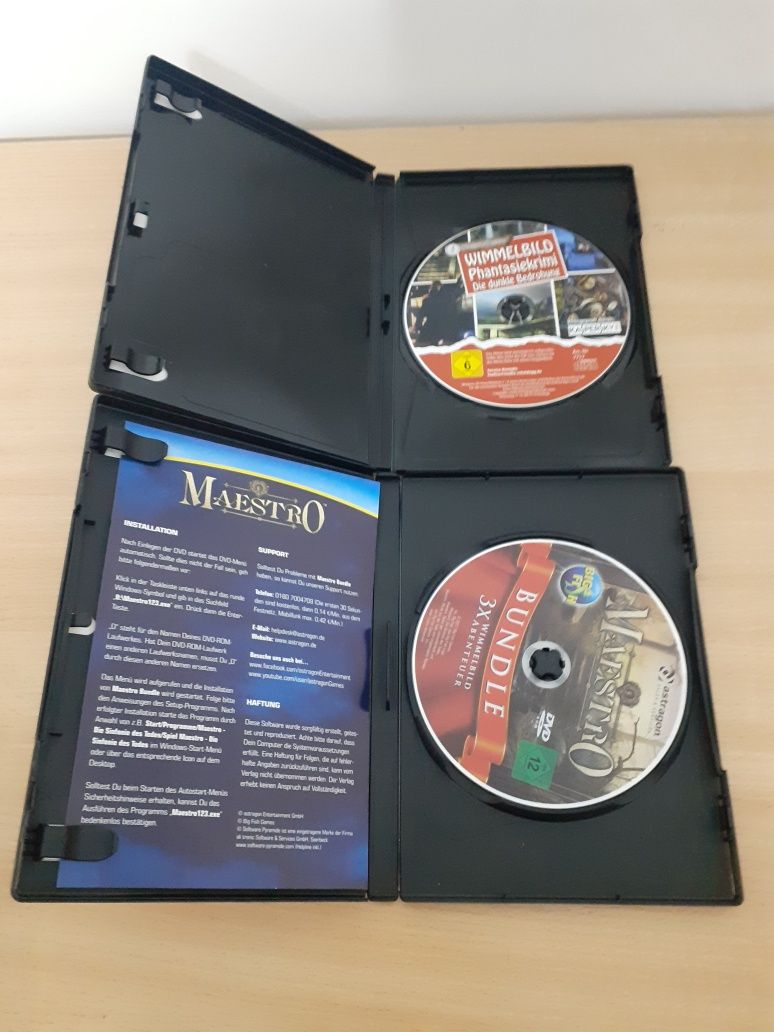 Gry komputerowe PC DVD-ROM zestaw 10szt