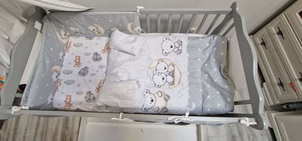 Łóżeczko dziecięce z motywem Misia dostępne 1 sztuka NOWE