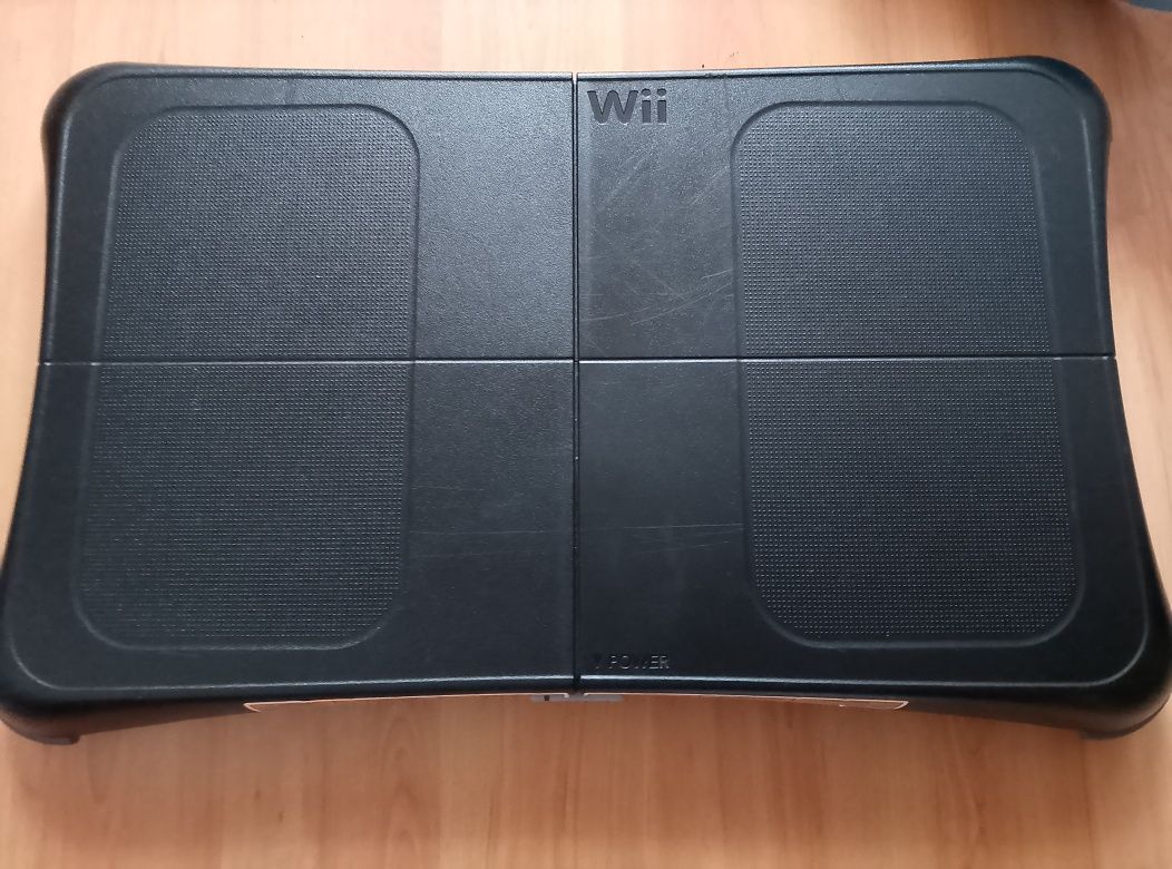 Oryginalna Deska balance board Nintendo Wii czarna + gra Wii fit