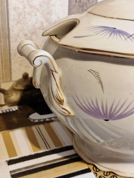 Супница Фарфор СССР Коростень