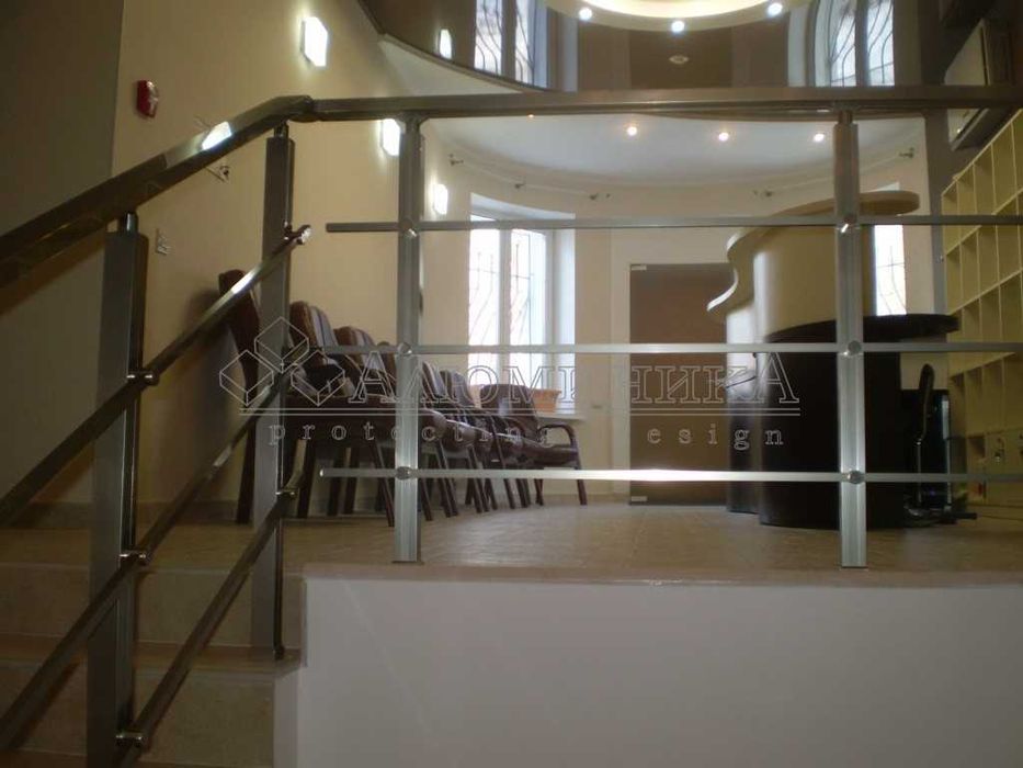 Перила з анодованого алюмінію монтаж. Виїзд на заміри безкоштовний.