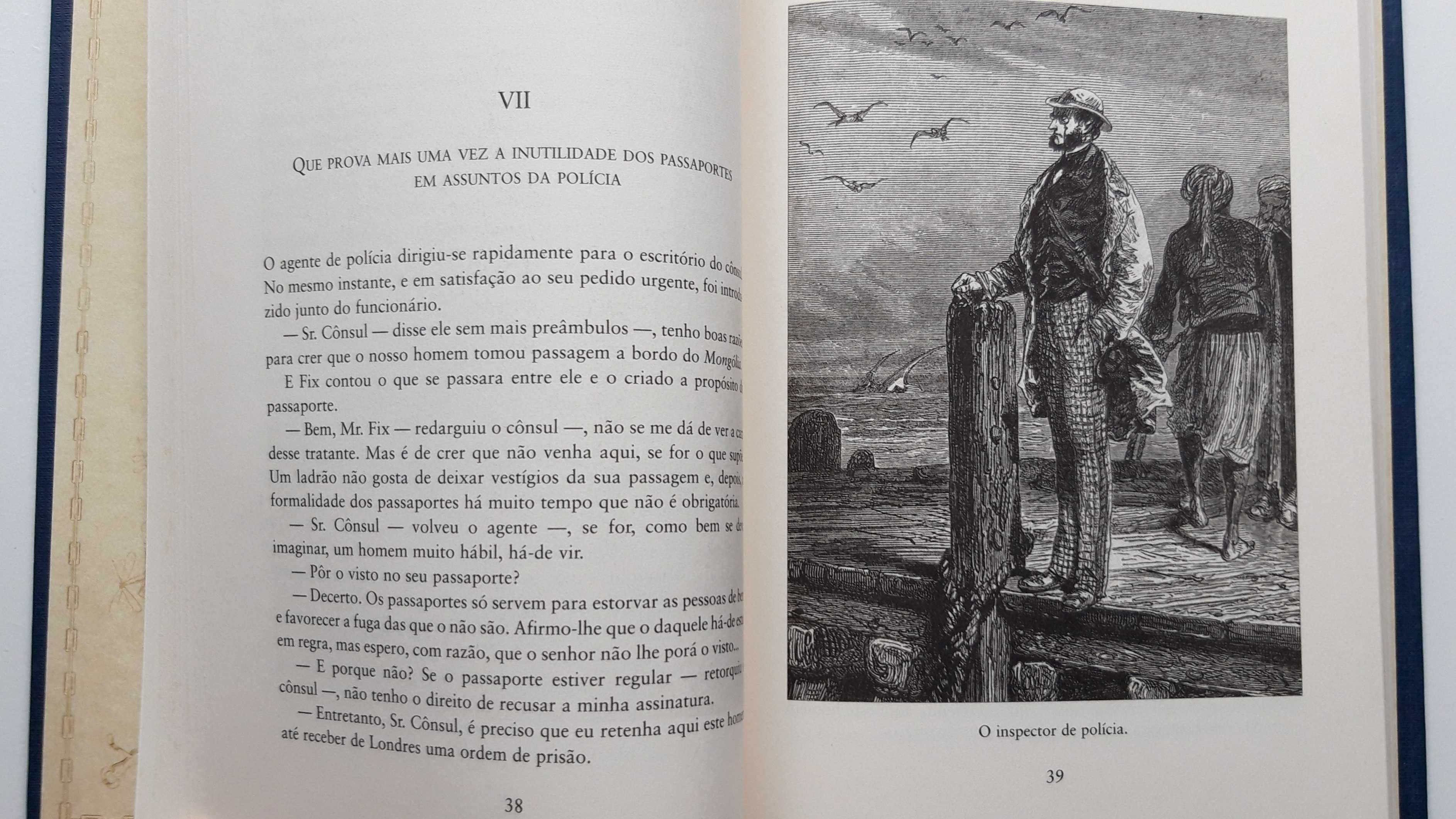 Livro "A volta ao mundo em 80 dias" de Júlio Verne