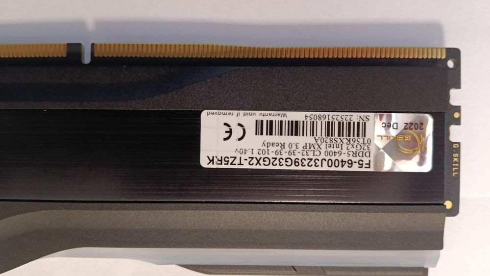 Pamięć G.skill Trident Z5 RGB, DDR5, 64GB, 6400 MHz, CL32