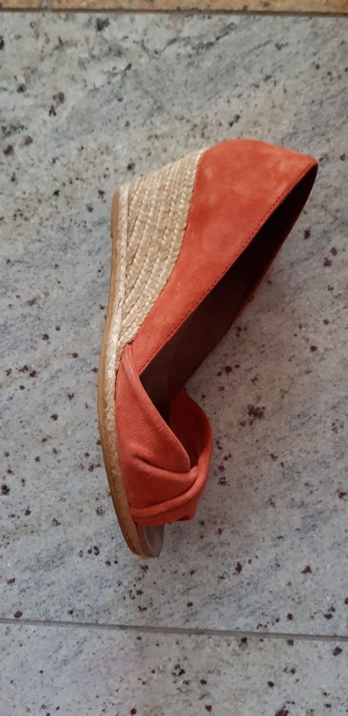 Espadryle r. 37 Gaimo Espadrilles skórzane sandały