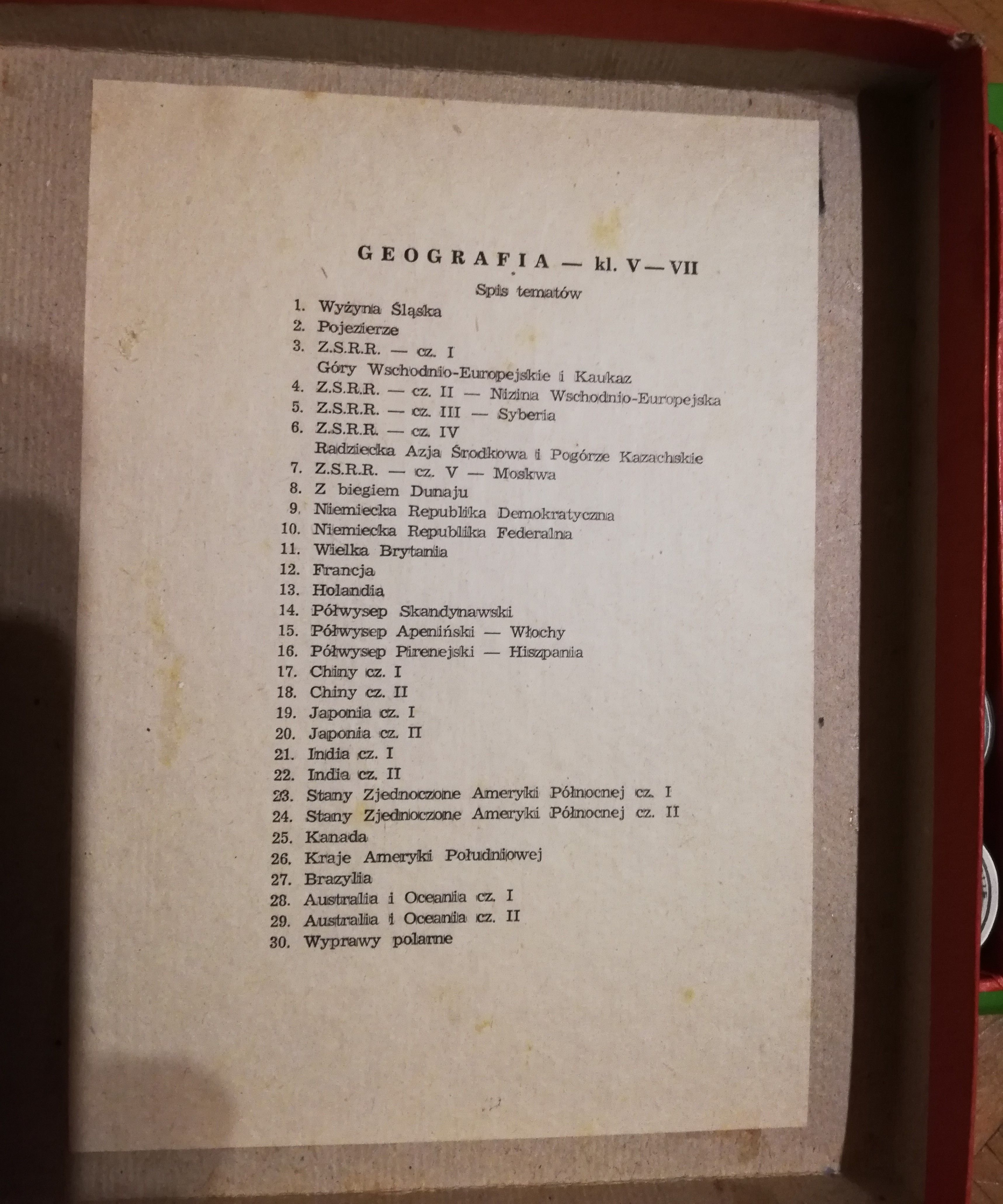 klisze do projektora - geografia świata - wspaniała podróż w czasie