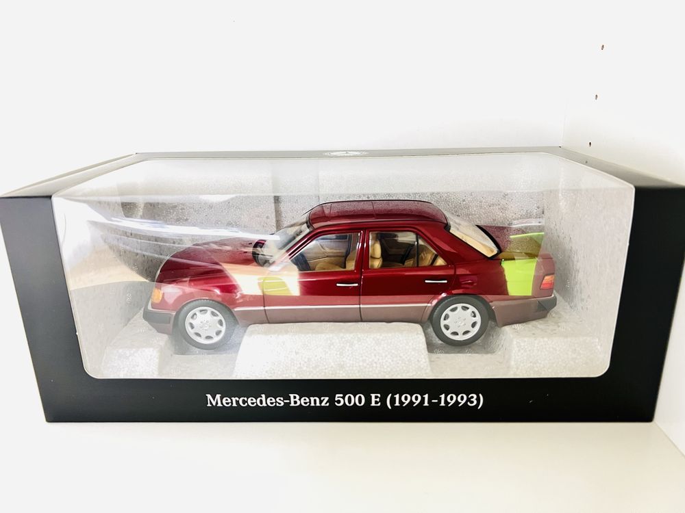 Mercedes-Benz 500E W124 full open wersja dealerska Norev 1/18