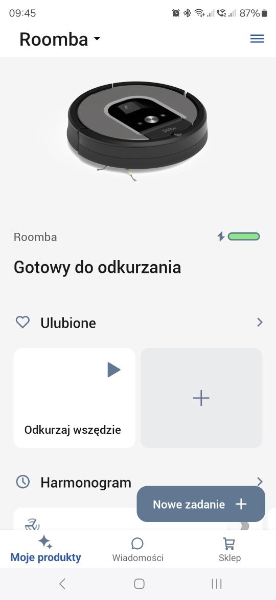 Irobot roomba 956 WiFi skanowanie