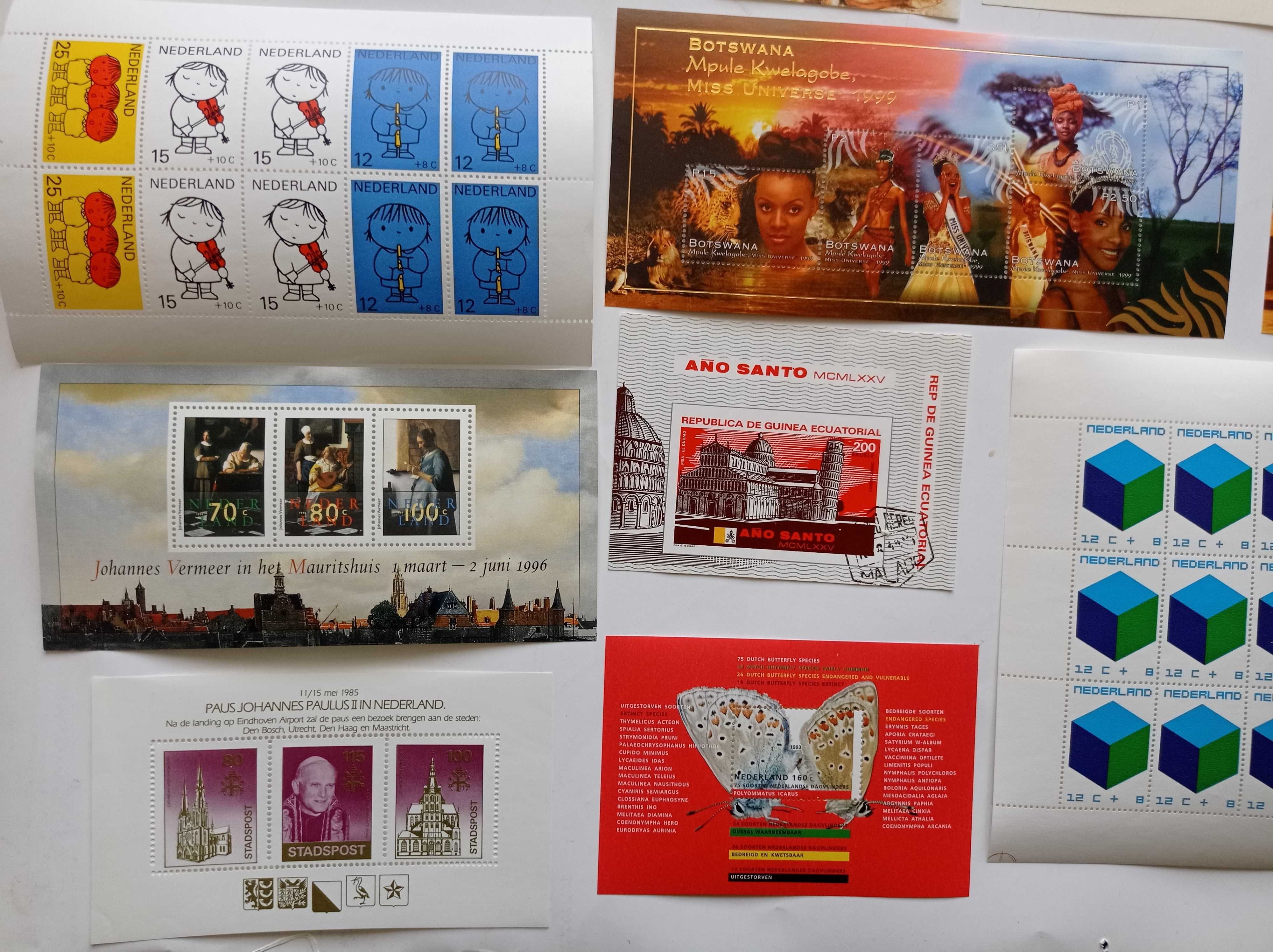 Znaczki pocztowe - całostki - 23 sztuki - Eritrea + inne.