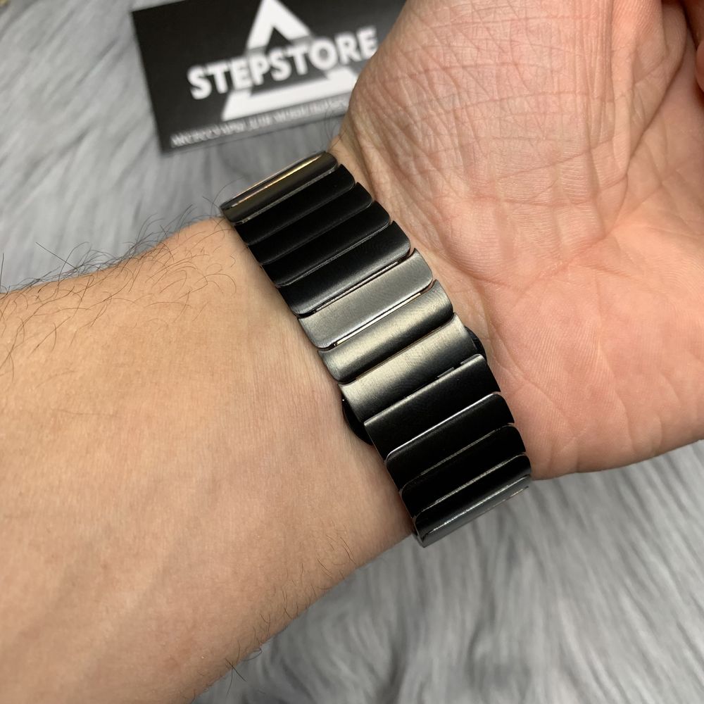 Браслет металический ремешок для Apple Watch 44 mm стальной