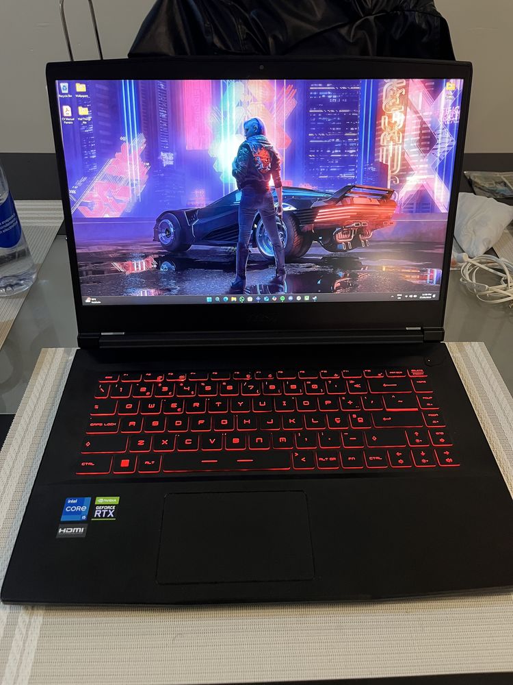Gaming Laptop MSI GF63 Thin RTX3050 32gb ram