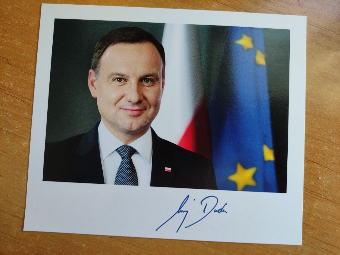 Autograf, podpis - Andrzej Duda Polityka PL Kolekcja Prezydent RP