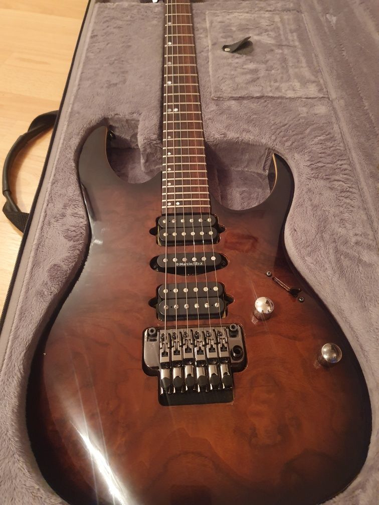 Gitara Ibanez Premium RG970WBWZ-WLB./Dimarzio-Tone zone /Air Norton /