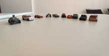 10 Hot wheels usados