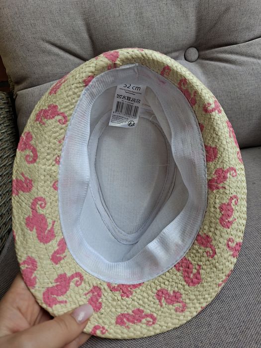 Kapelusz słomkowy dziecięncy dla dziewczynki