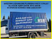 Skrzynia ładunkowa Plandeka 8 palet Iveco. Stan bdb!