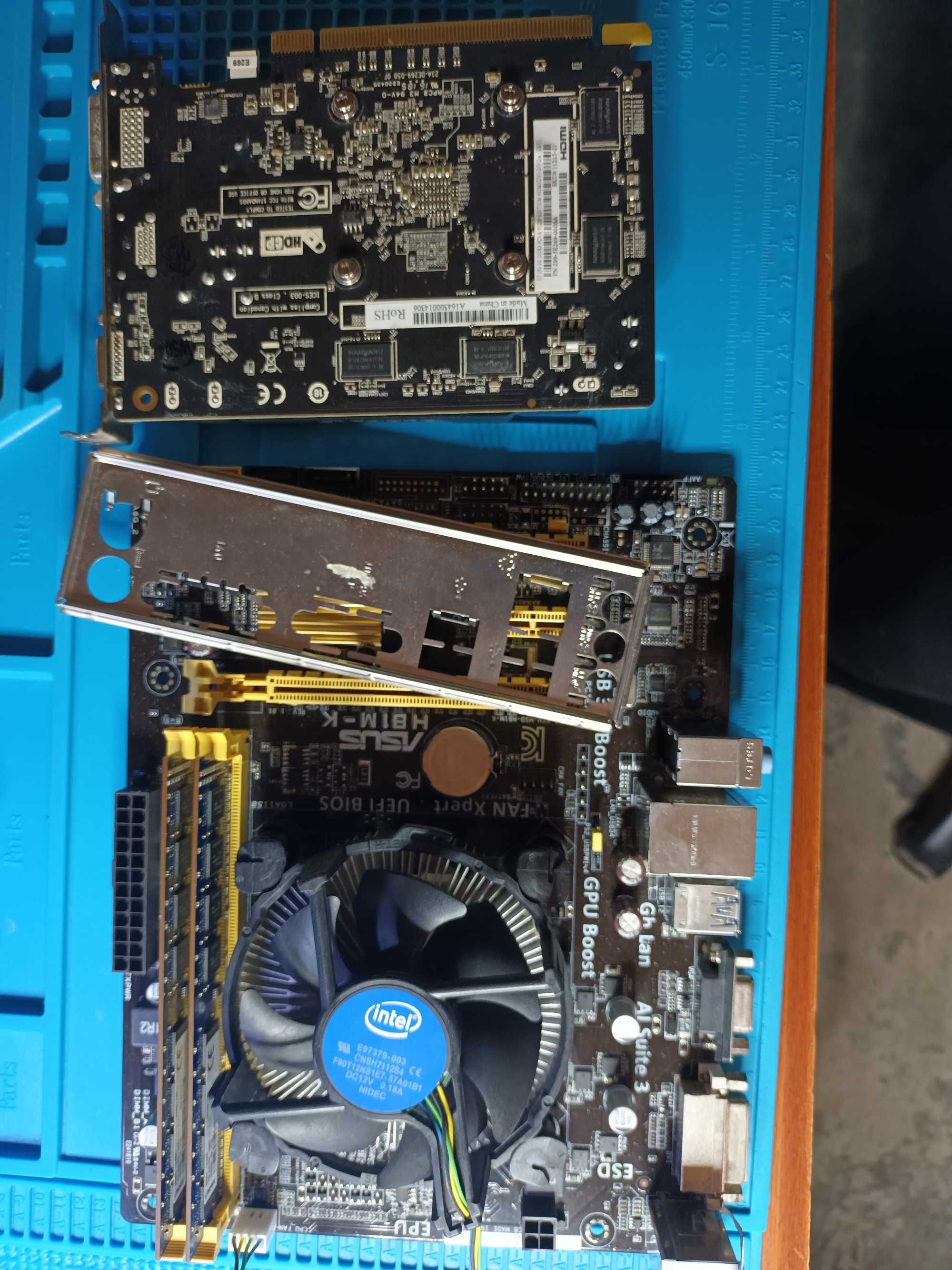 Bundle Asus H81M-K + CPU e cooler + 8GB de ram + Placa gráfica (2gb)