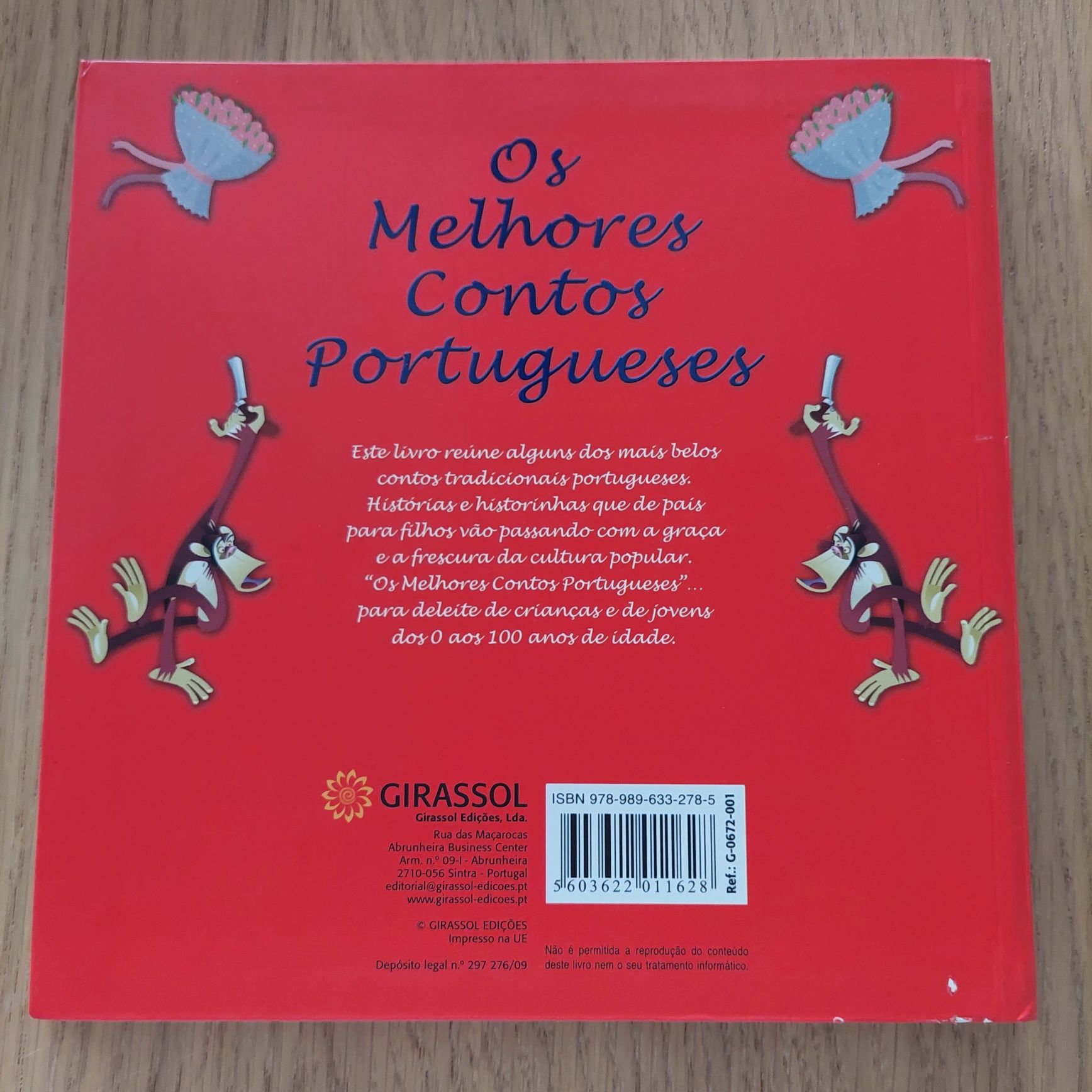 Livro de contos Portugueses para crianças
