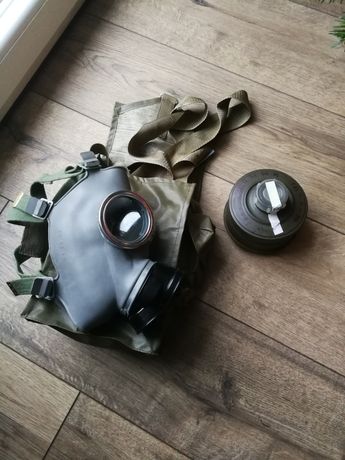 Nowa maska gazowa/przeciwgazowa prl+nowy filtr