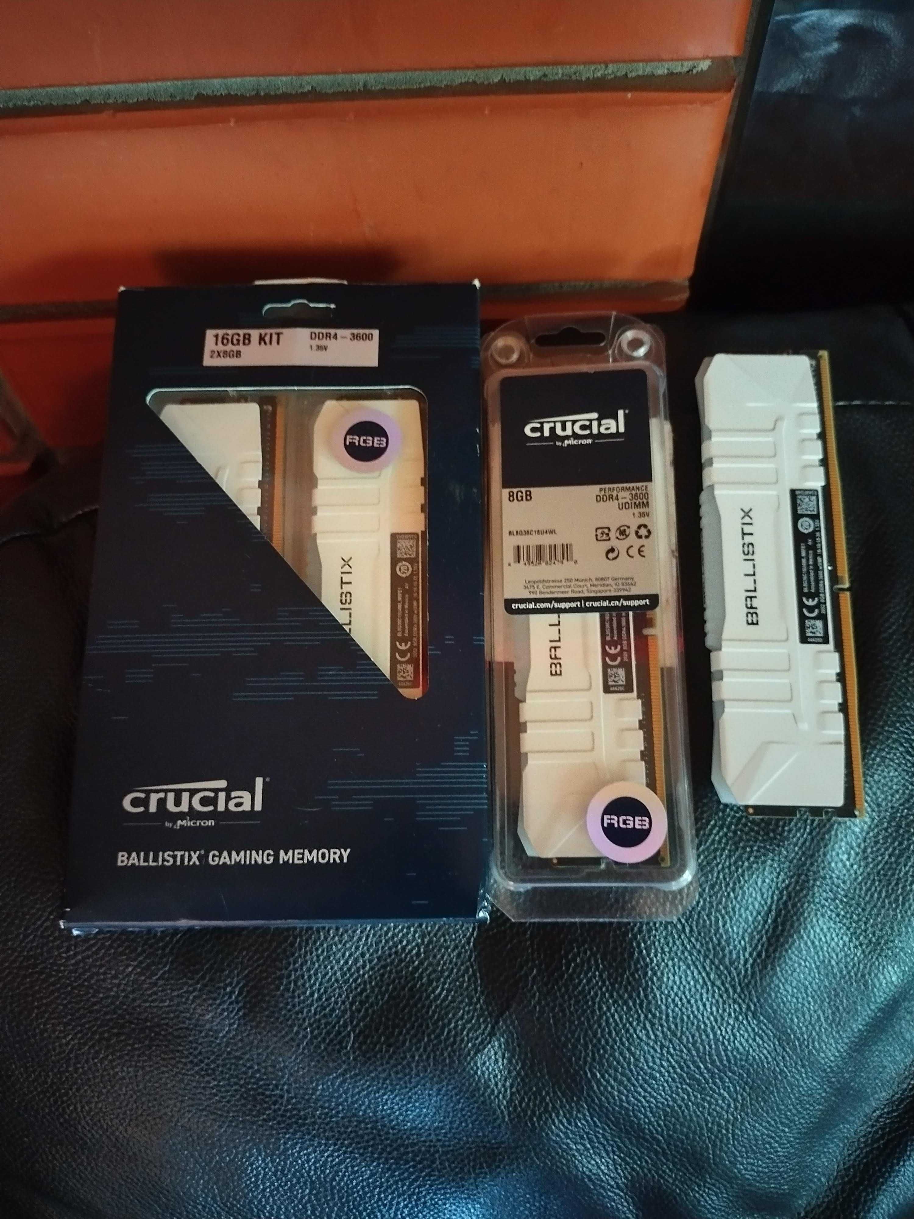 ОЗУ оперативна пам"ять Crucial Ballistix RGB ddr4 3600mhz 32gb (4x8gb)